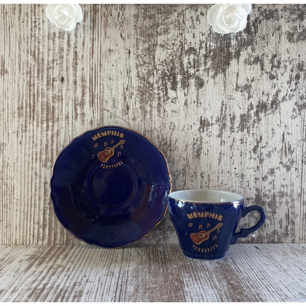 Vintage Scotty Memphis, Tennessee cup and saucer